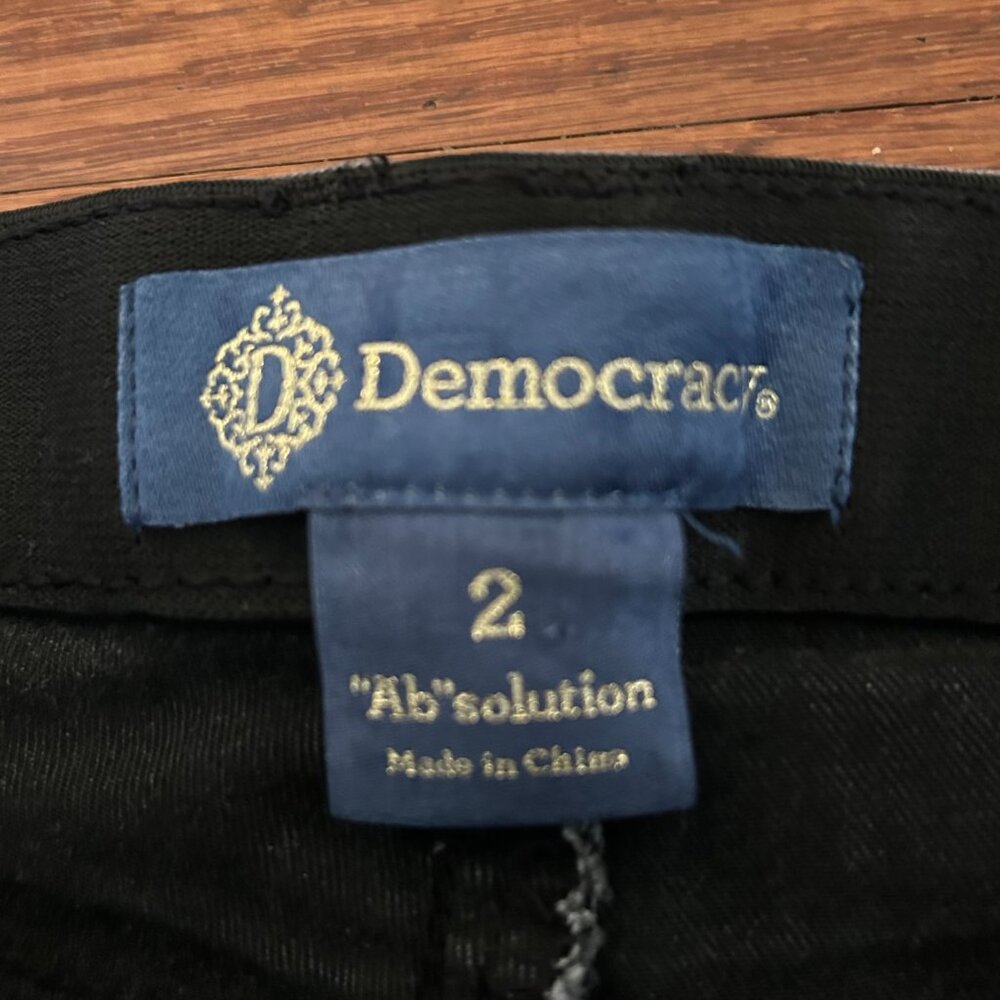 Democracy Absolution Black Jeans Studded Frayed H… - image 6